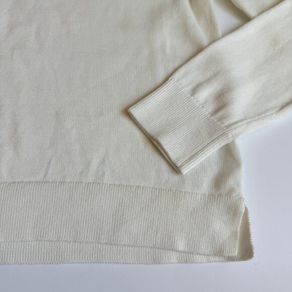 Crewcuts Boys Ivory Cotton Sweater Polo Large 10/11 - Picture 3 of 7